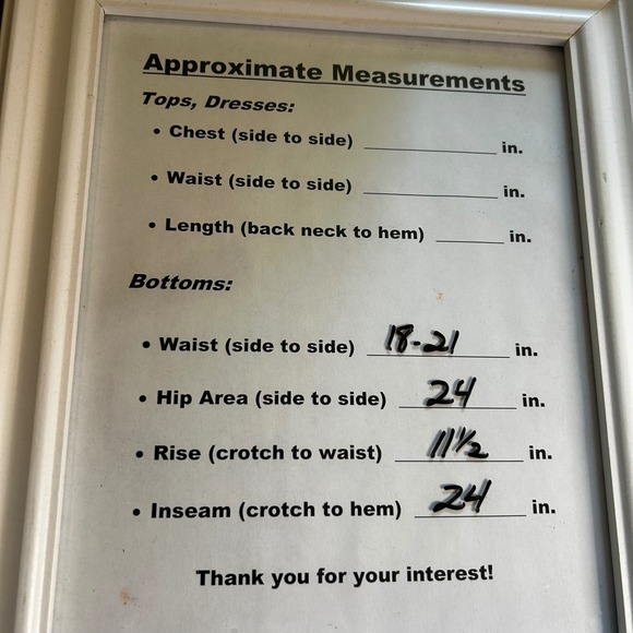 J.Jill Love Linen Pants Size L Blue White Striped Wide Leg Crop Casual Lagenlook - Picture 8 of 8